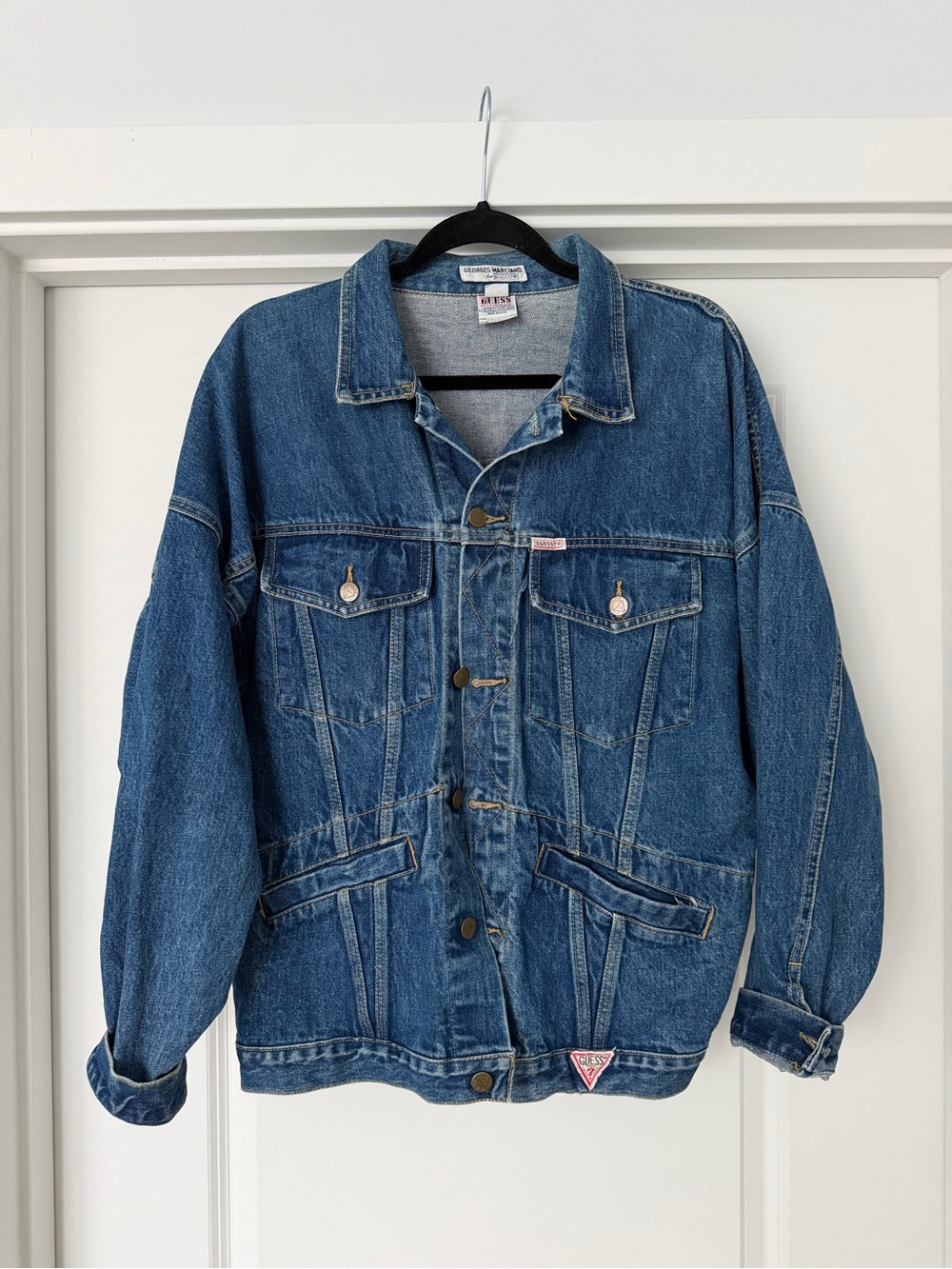 Guess Denim Jacket Size Large
